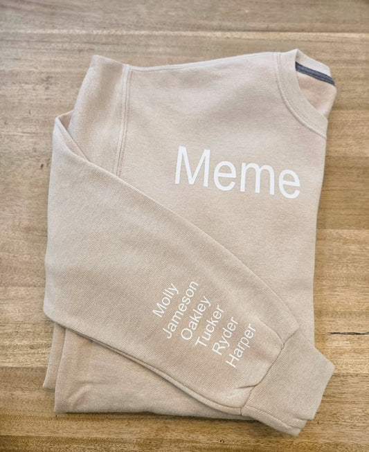 Custom mama crewneck